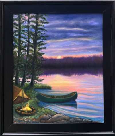 Smoky Dreams Sunset
 24h x 18w in, $725.